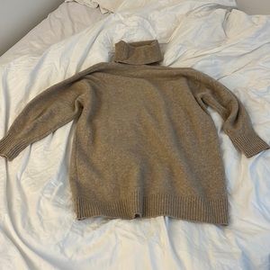 Mango turtleneck sweater dress